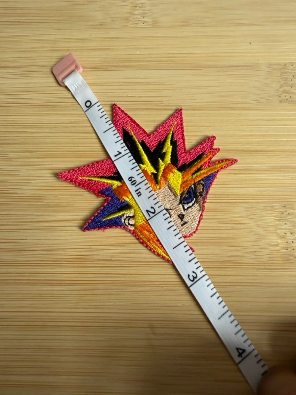 NOS vintage 90s Yu-Gi-Oh! embroidered patch 3”